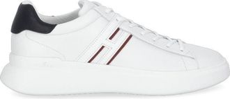 Hogan White H580 Contrasting Heel Sneakers