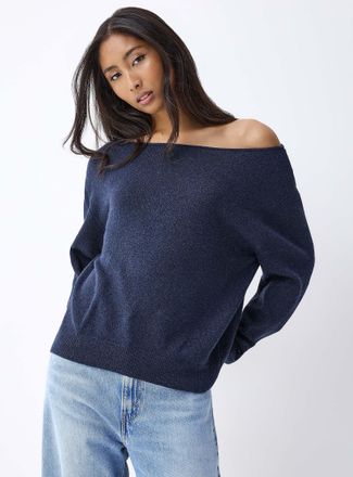 Twik Womens Ultra-soft boat-collar sweater
