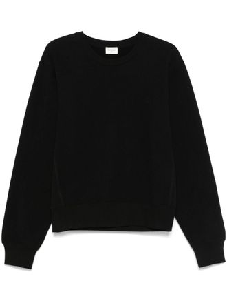 Saint Laurent Cassandre sweatshirt - men - Cotton - L - Black