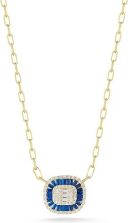 Sphera Milano CZ Pendant Necklace in Gold at Nordstrom Rack