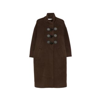 BA&SH Kaya Toggle-fastening High-neck Coat