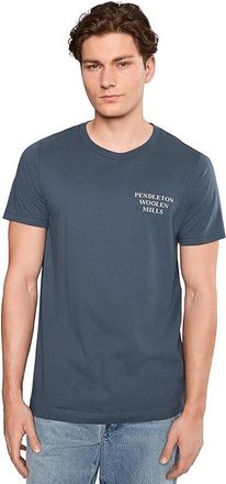 Pendleton Bridge Creek Graphic T-Shirts Mens T Shirt Vintage Navy/Blue : 2XL, Cotton