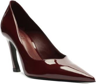 Schutz Lexi Lo Pointed Toe Pump in Vino at Nordstrom, Size 6.5