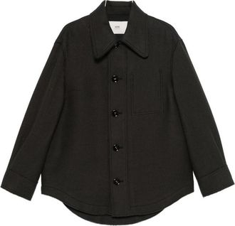 Ami Wool Shirt Jacket