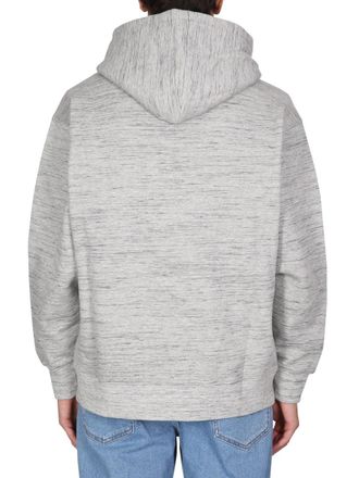 Moschino Logo-Print Cotton Sweatshirt - Gray