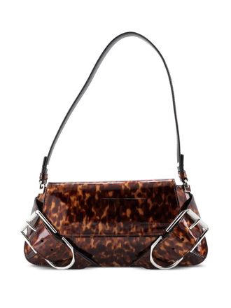 Givenchy Borsa a spalla Voyou in pelle verniciata con stampa - Multicolore