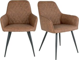 Moloo vintage marr&oacute;n de poliuretano (x2)