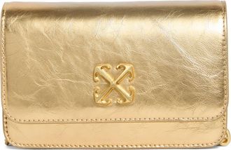 Off-white Jitney Leather Wallet on a Chain in Gold at Nordstrom Rack