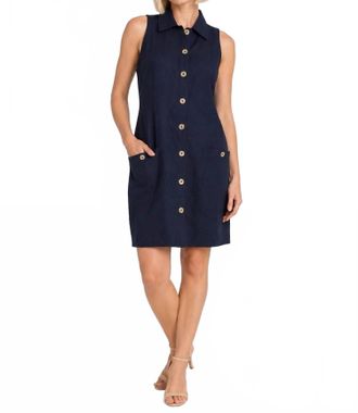 Elie Tahari Sleeveless Dress In Eclipse