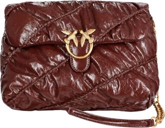 Pinko Love Puff Classic New - - Bags - Donna - Marrone - ONE SIZE