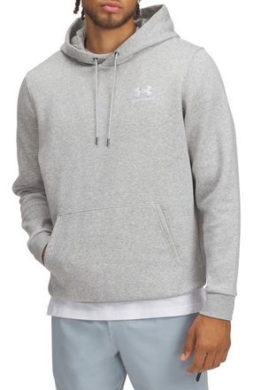 Under Armour UA Icon Fleece Hoodie in Mod Gray at Nordstrom, Size Xx-Large