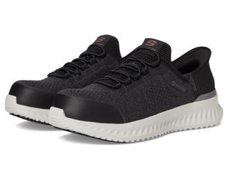 Skechers Mens Tilido ESD Comp Toe Sneaker, Black, 10 UK