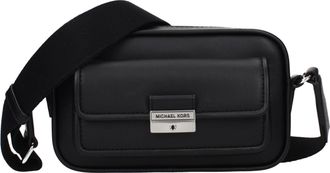Michael Kors Black Leather Crossbody Womens Bag