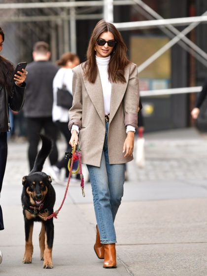 Blazer + dolcevita = eleganza assicurata… parola di star!