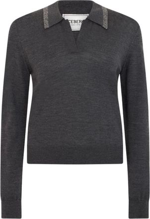 Iceberg Maglione Polo - - Knitwear - Donna - Grigio - M