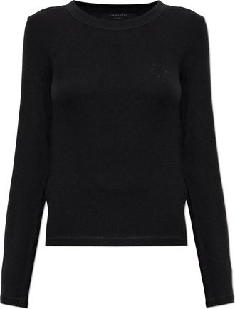 AllSaints Dames, Tops, Zwart, Maat: XS Leer