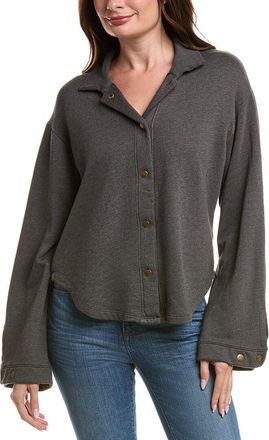 Bloomingdale's Project Social T Nydia Snap Front Collared Jacket