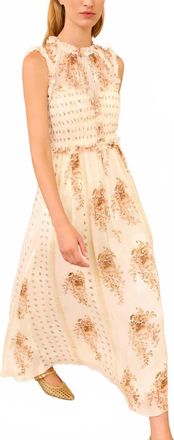 Ulla Johnson Kasia Sleeveless Midi Dress In Alabaster