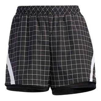 adidas (WMNS) adidas Sport Shorts Asia Sizing Black White GM0687