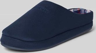 Tommy Hilfiger Slipper mit Label Stitching in Marine, Größe 41/42
