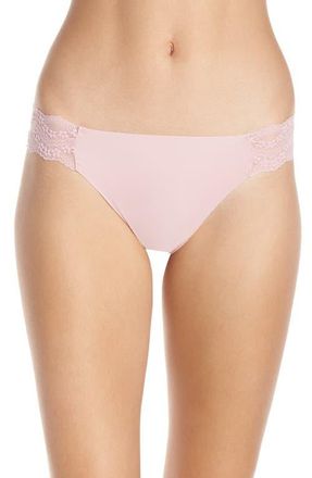b.tempt'd by Wacoal b.bare Thong in Pink Nectar at Nordstrom, Size Medium