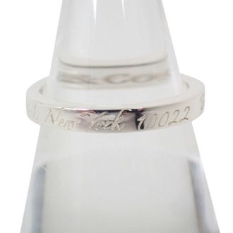 Tiffany & Co. Sterling Silver 925 Band Ring (Pre-Owned)
