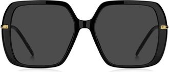 HUGO BOSS Stijlvolle zonnebril van topkwaliteit - unisex - Zonnebrillen - Geel - 57 MM - Accessoires