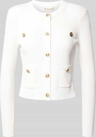 Guess Cardigan aus Viskose-Mix Modell EMMIE in Weiss, Größe XS