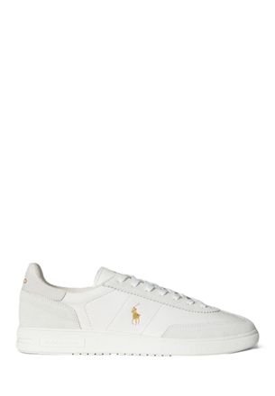 Polo Ralph Lauren Low-Profile Leather Suede Sneakers