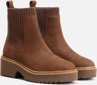 Toms Womens TOMS Millie Nubuck Leather Womens Dark Brown Boots - Size: 4