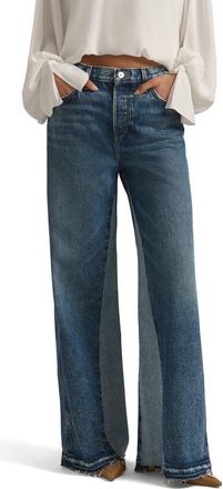 Favorite Daughter The Ollie Release Hem Low Rise Baggy Jeans in Charlestown at Nordstrom, Size 29