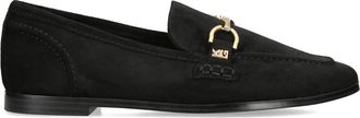 Kurt Geiger Womens Madeline Moccasins - Black material_Fabric - Size UK 8