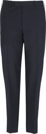 Pantaloni Torino Blue Welt Pockets Wool Formal Pants