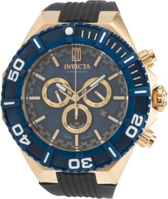 Invicta Jason Taylor 60mm Swiss Quartz Chronograph Strap Watch
