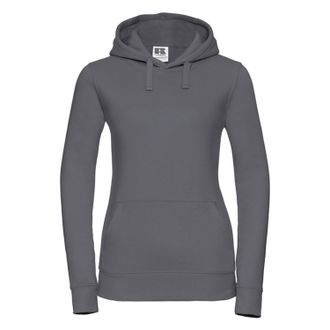 Russell Athletic Russell Dames/Dames Authentic Hoodie (Convoy Grijs Effen)