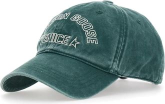 Golden Goose Gorra de B&eacute;isbol Journey - Accessories - Mujer - Verde - ONE SIZE