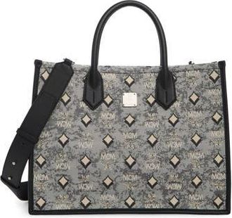 MCM Aren Tote in Grey at Nordstrom Rack