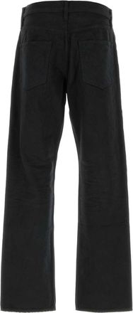 Fear of God Mens Black Denim Jeans Rinsedblack Exterior: Cotton