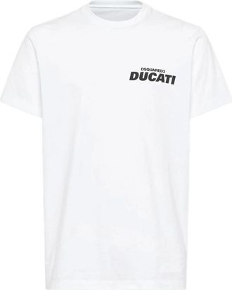 Dsquared2 Hombre, Camisetas, Blanco, Talla: XL