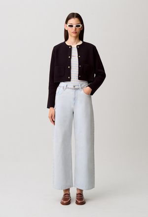 Claudie Pierlot Jean denim d&eacute;lav&eacute;