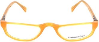 Ermenegildo Zegna Yellow Plastic Glasses (Frames)