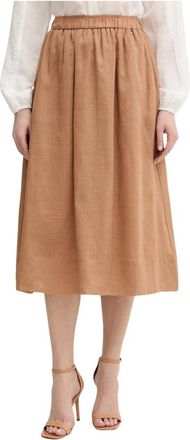 Silvian Heach Shipo Rok - Dames - Midirokken - Bruin - S - Katoen - Rokken