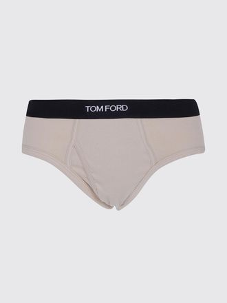 Tom Ford Slip in cotone stretch con fascia logata a contrasto