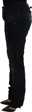 Acht Washed Cotton Low Waist Loose Fit Trousers Womens Jeans