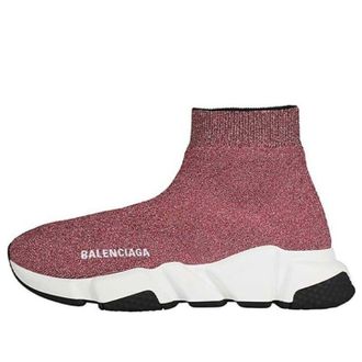 Balenciaga (WMNS) Balenciaga Speed 1.0 Sneakers Metallic Pink 593698W06825961
