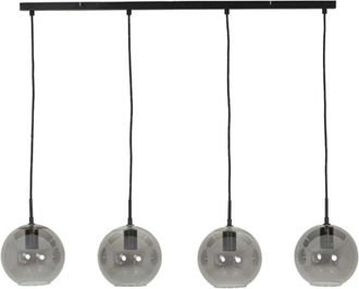 Light & Living Light & Living - l&aacute;mpara colgante - Subar - negro - vidrio vidrio