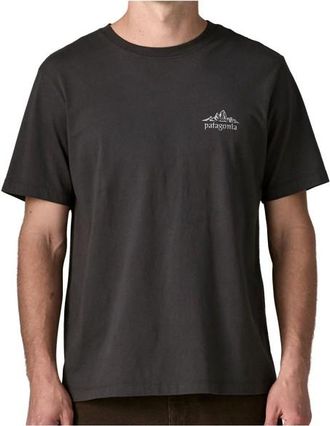Patagonia Cloud Crag T-Shirt T-Shirt f&uuml;r Herren | schwarz