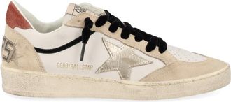 Golden Goose Beige Ballstar Sneakers