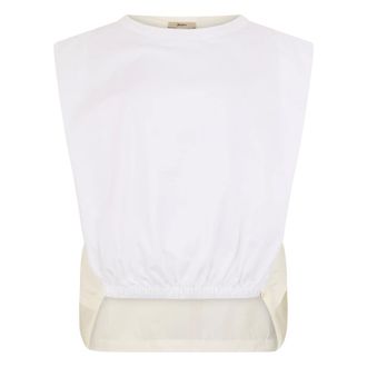 Herno Sleeveless Tops, female, White, Size: M Top