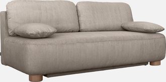 Sweeek Sof&aacute; Cama De Terciopelo De Pana, 3 Plazas